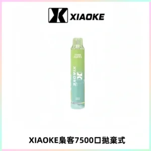 XIAOKE梟客7500Puffs跑馬燈拋棄式電子煙 可發光一次性